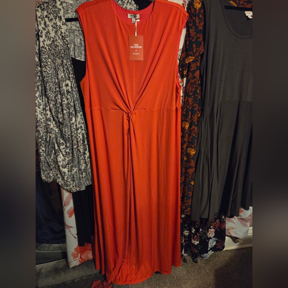 Old Navy Women's Red Maxi Dress